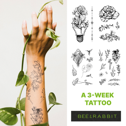 Semi-Permanent 3 Week Tattoo Nature